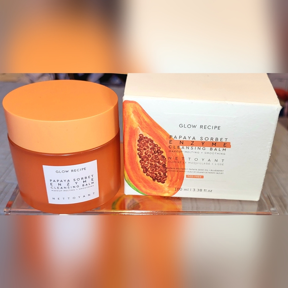 Glow Recipe Papaya Sorbet Enzyme Cleansing Balm - Orange